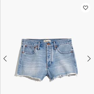 BNWOT Madewell Relaxed Denim Shorts Sz 27